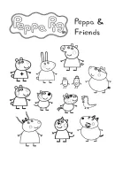 Peppa Pig kleurplaat 29